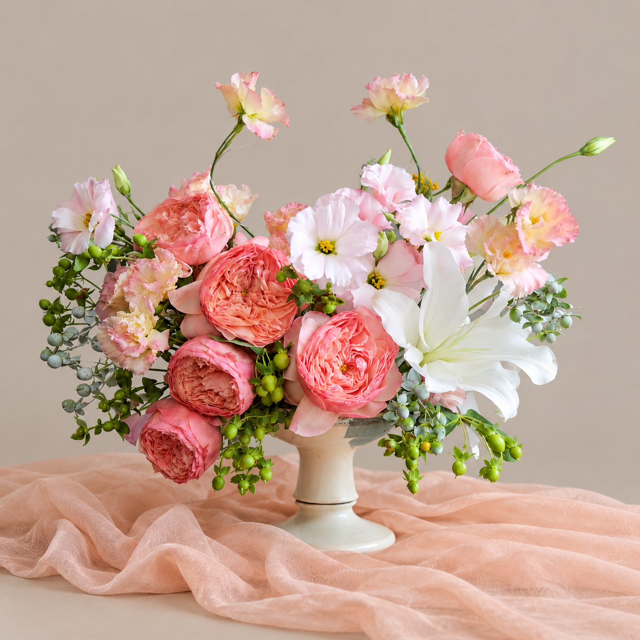 جار گل ژولیت و لیلیوم لوکس